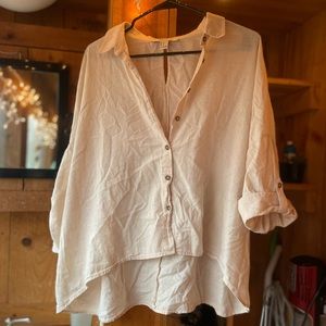Linen button up